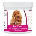 Healthy Breeds Healthy Breeds 192959823486 Cocker Spaniel Ear Cleaning Wipes with Aloe & Eucalyptus for Dogs - 100 Count 192959823486